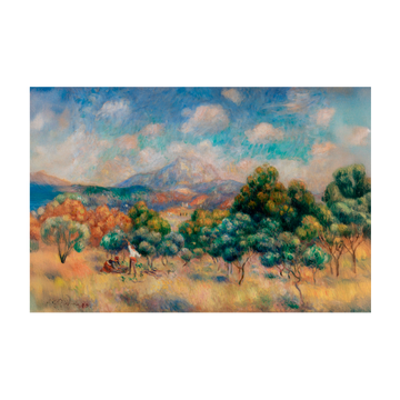 1177 - Quadro Montagne Sainte-Victoire - Pierre-Auguste Renoir - 1889