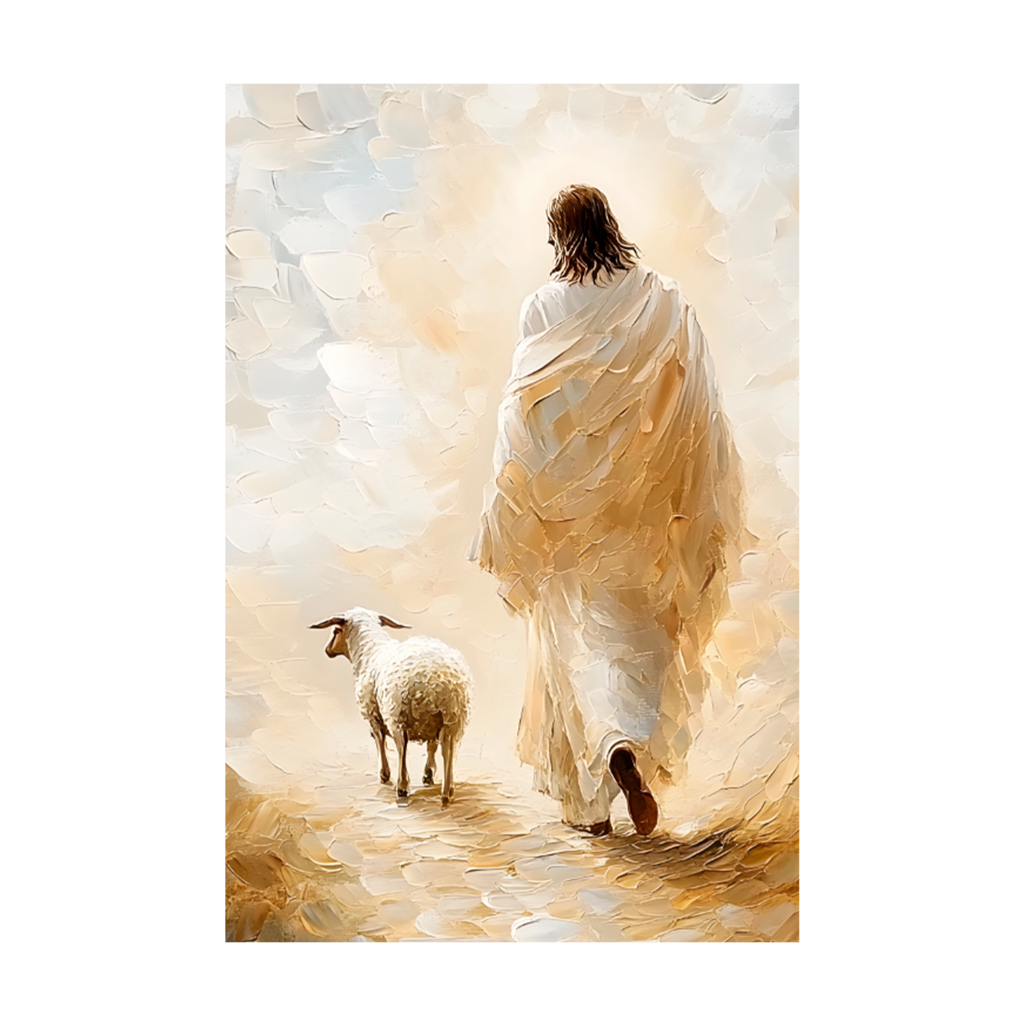 1238 - Quadro Jesus O Bom Pastor III