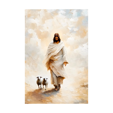 1239 - Quadro Jesus O Bom Pastor IV
