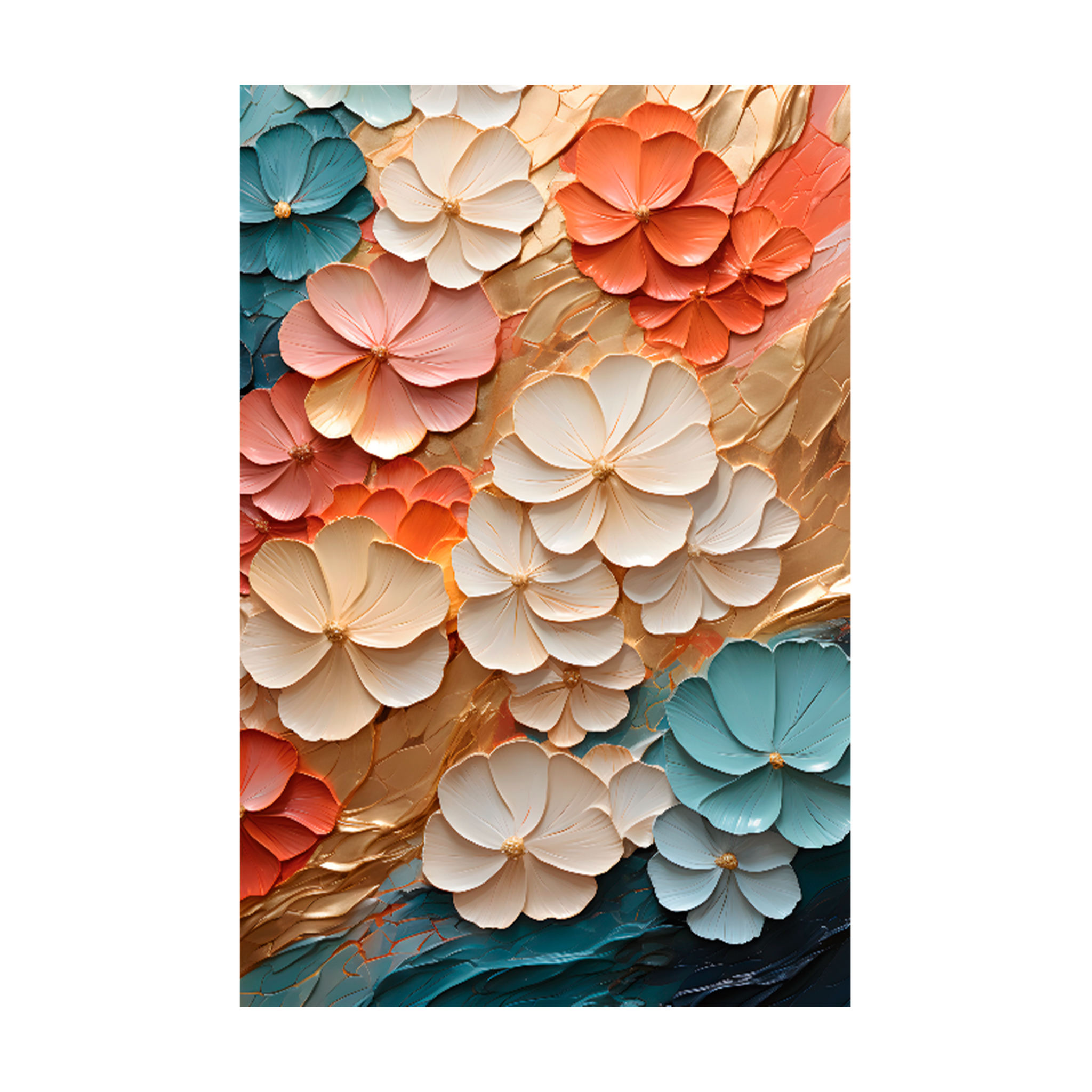 1257 - Quadro Beleza Floral
