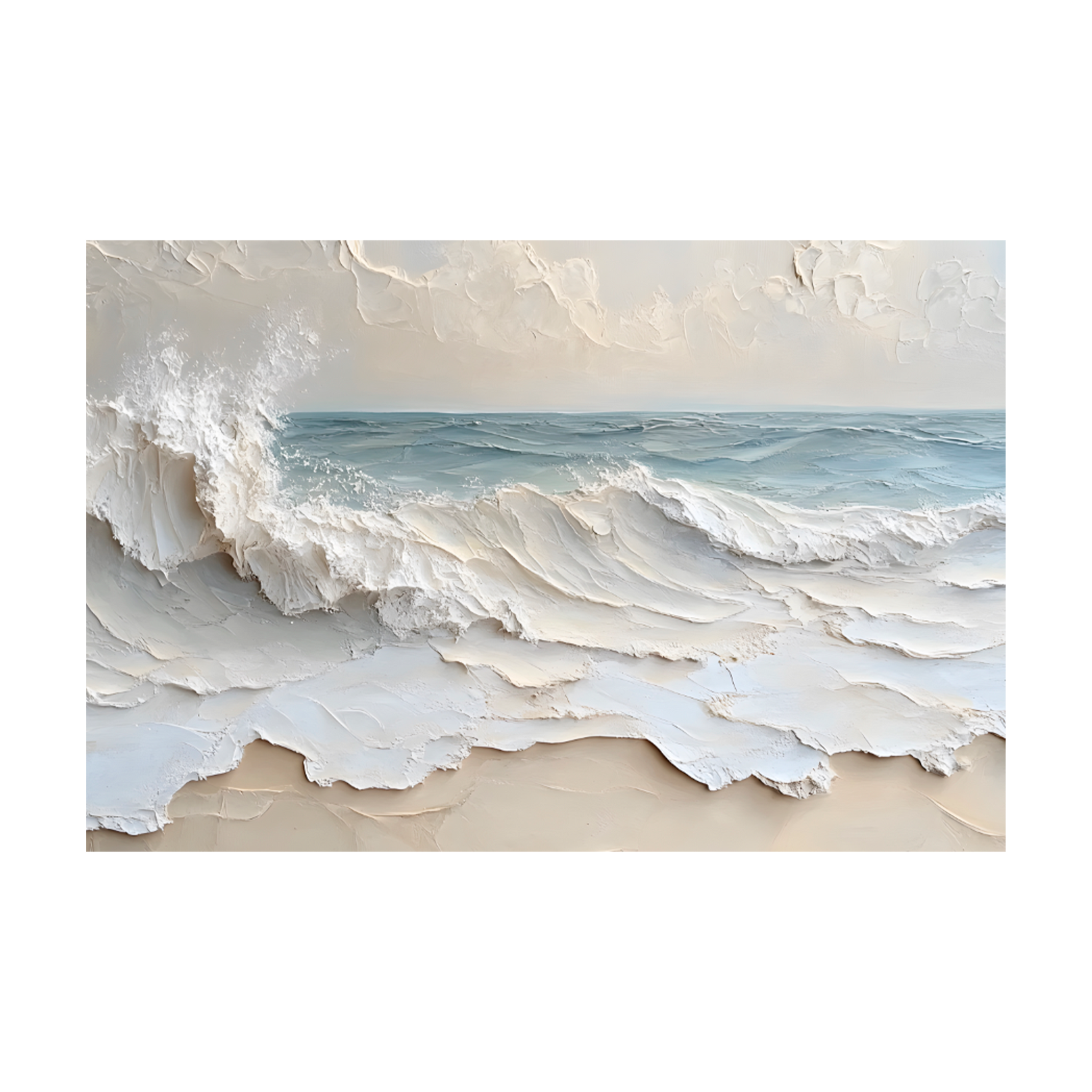 1259 - Quadro Ondas Fluida