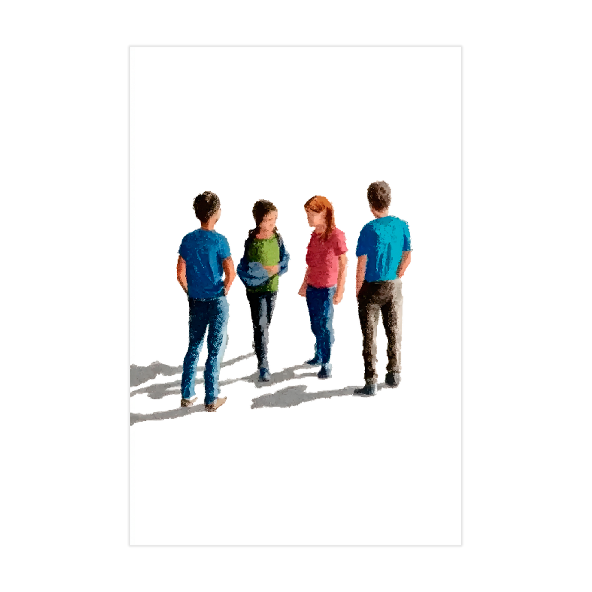 1262 - Quadro Quatro Olhares 2