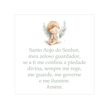 1266 - Quadro Oração Santo Anjo