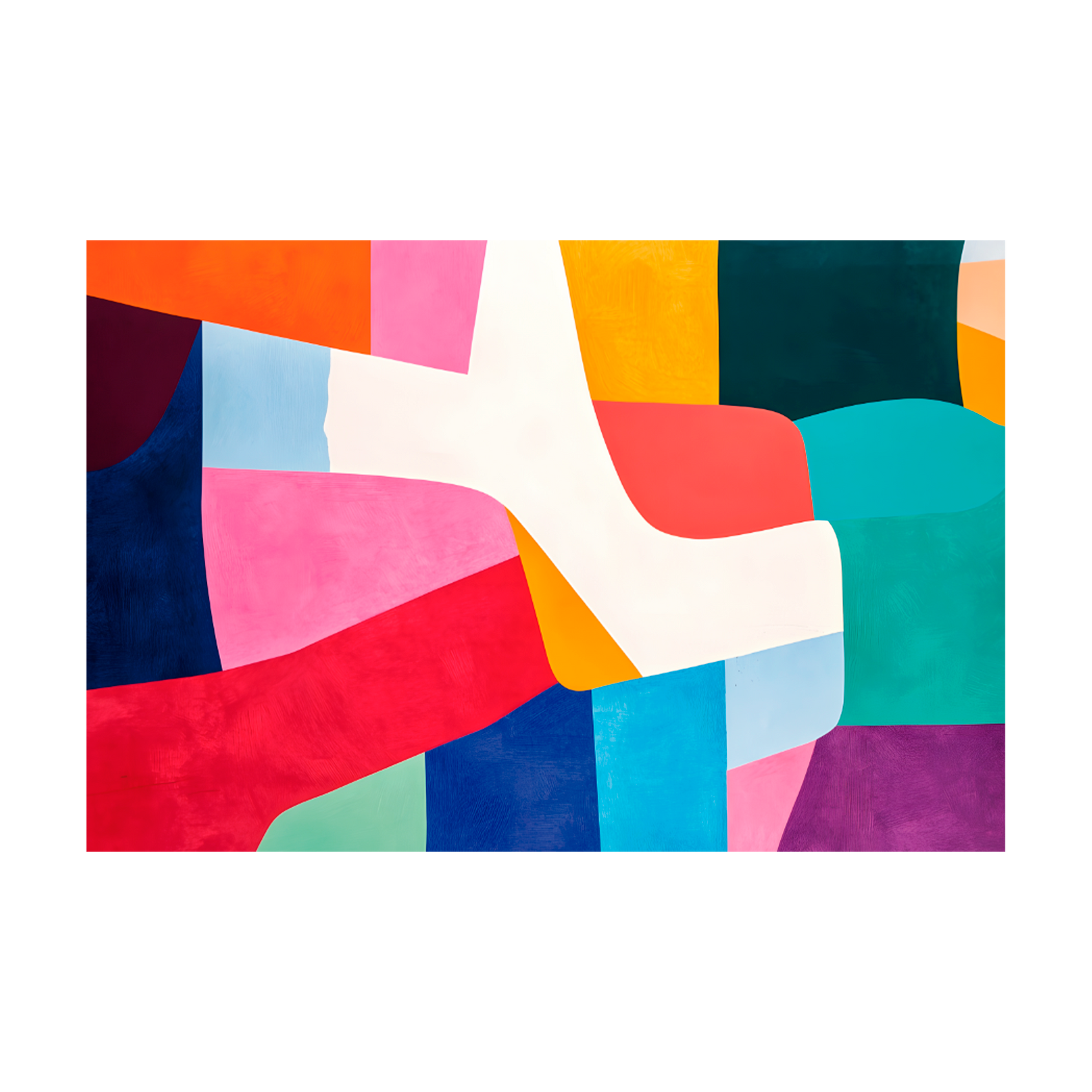 1268 - Quadro Jogo de cores