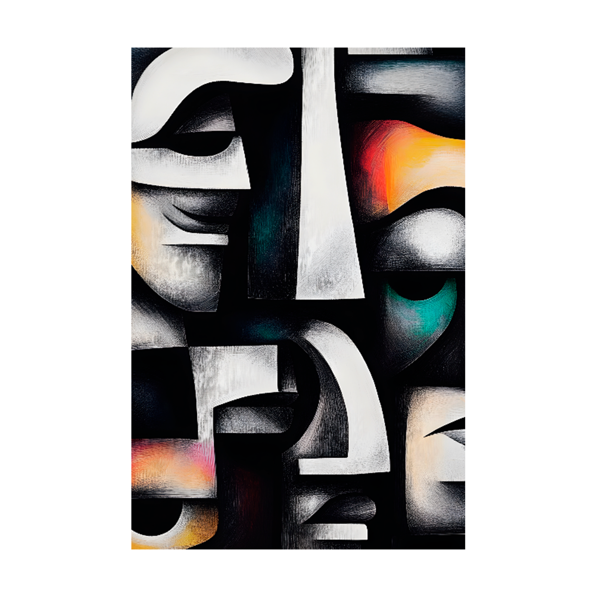 1274 - Quadro Reflexos da Máscara 2