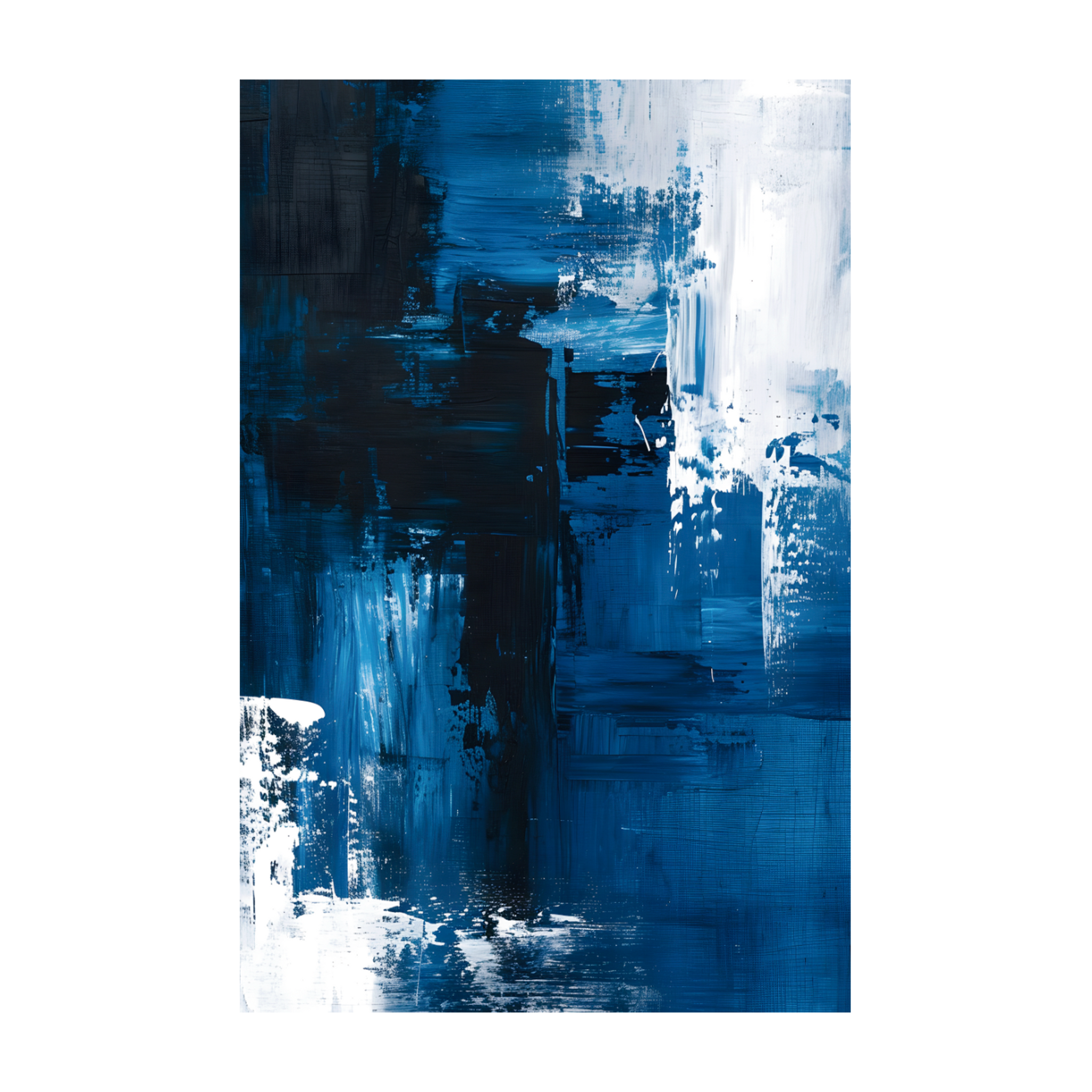 0013 - Quadro Azul Central