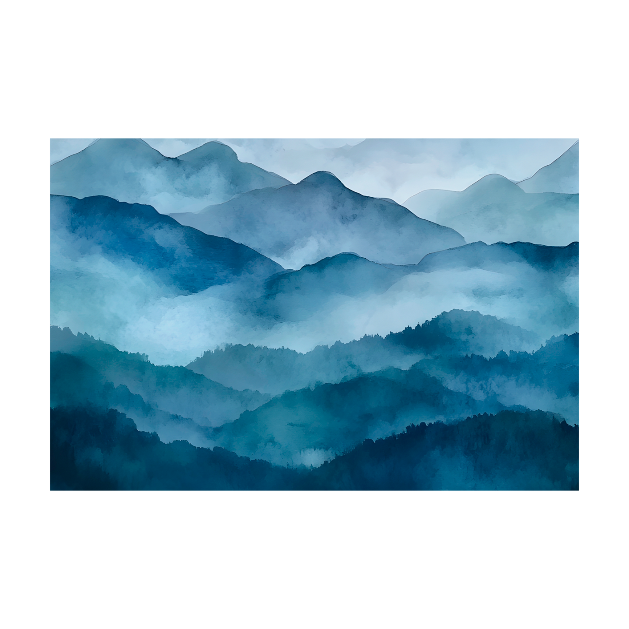 1311 - Quadro  O Azul da Montanha