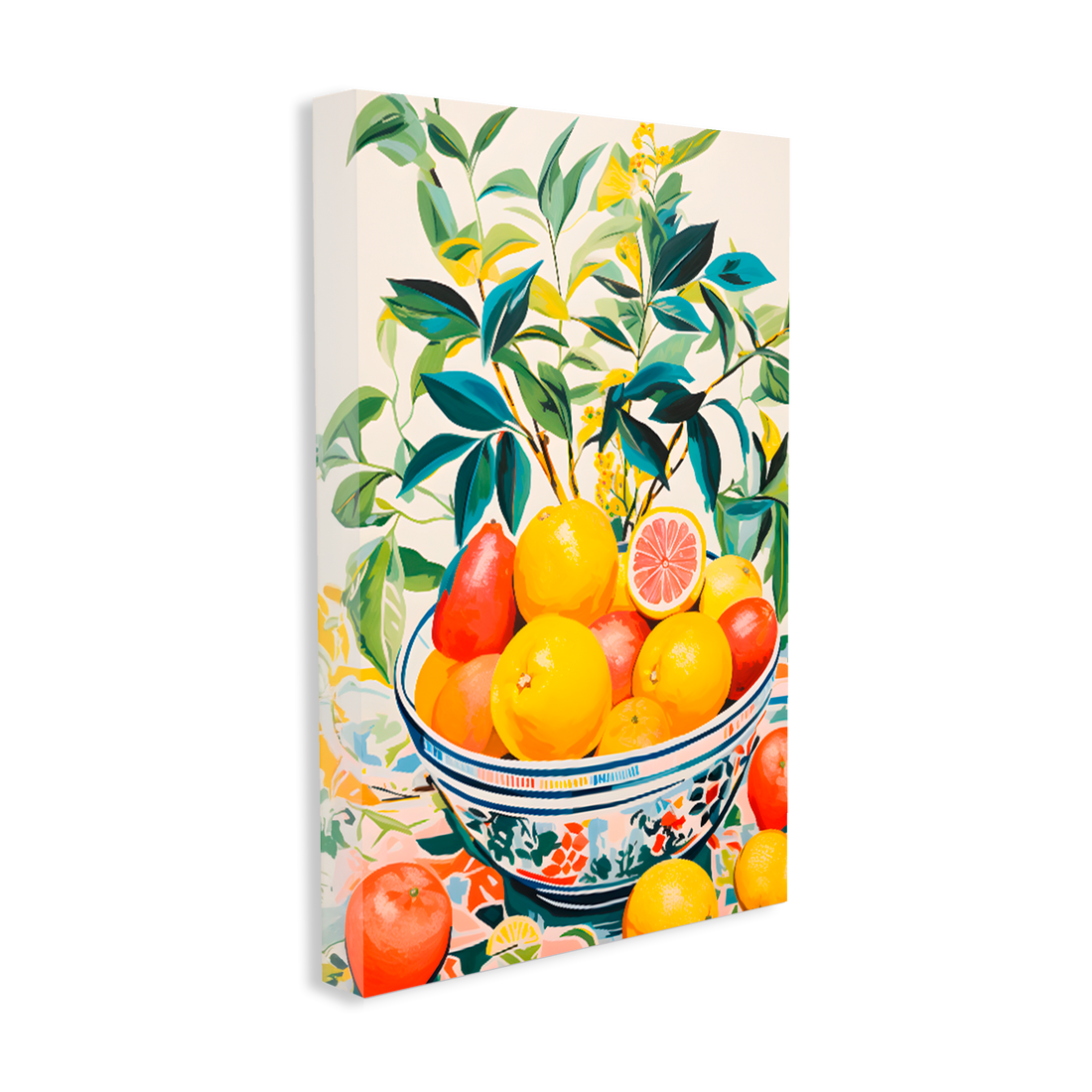 1341 - Quadro Frutas Retrô