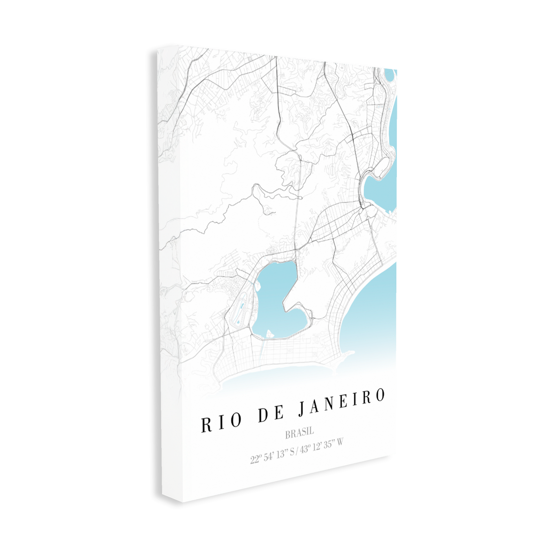 1379 - Quadro Mapa Rio de Janeiro