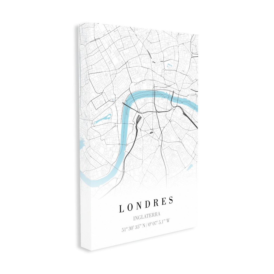 1386 - Quadro Mapa Londres