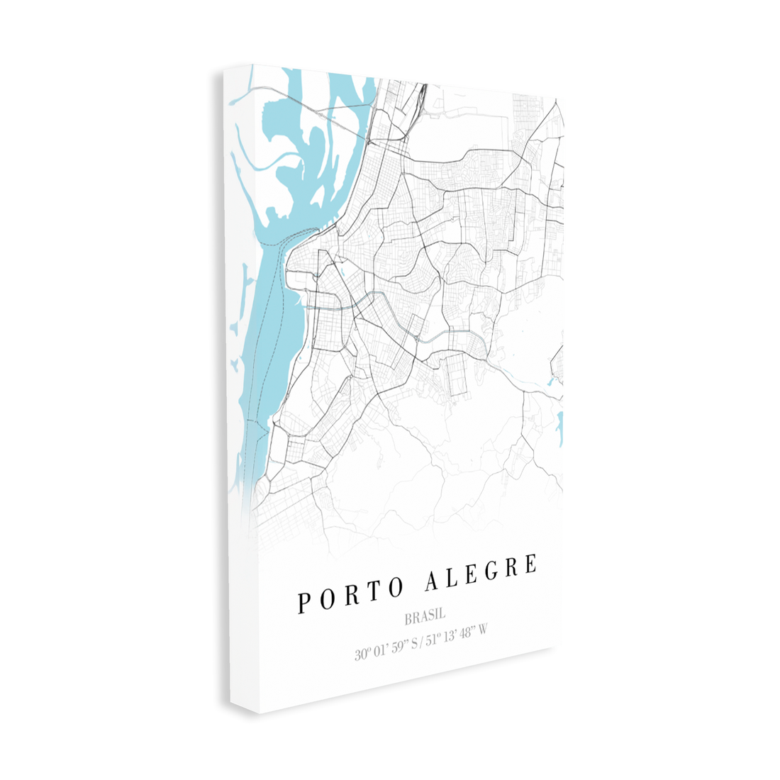 1389 - Quadro Mapa Porto Alegre