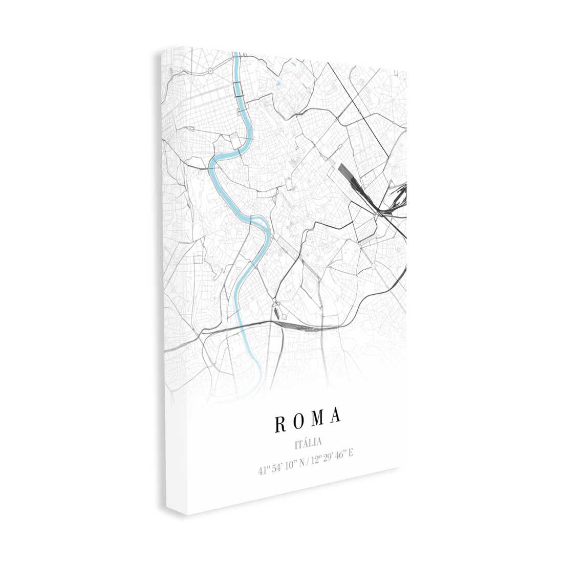 1391 - Quadro Mapa Roma