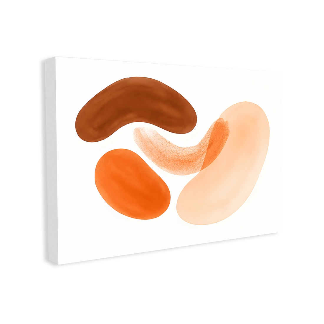 1410 - Quadro Aquarela Terrosa Horizontal