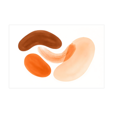 1410 - Quadro Aquarela Terrosa Horizontal