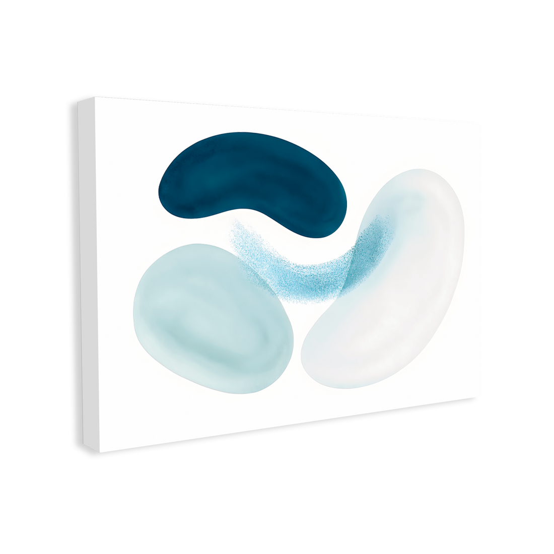 1411 - Quadro Aquarela Tons de Azul