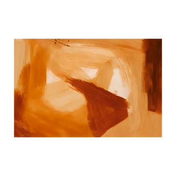 1412 - Quadro Pintura Monocromática Terrosa