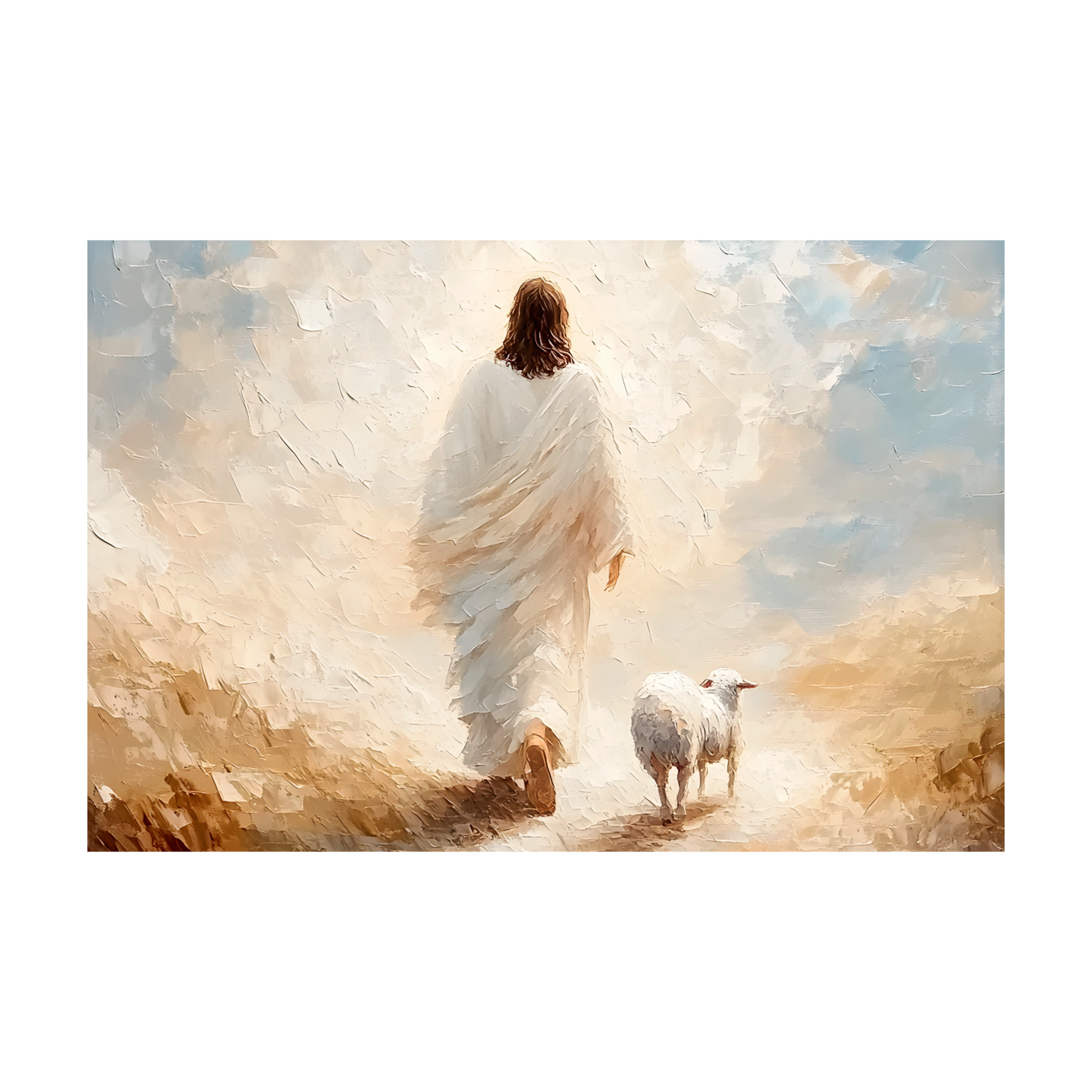 1415 - Quadro o Bom Pastor Horizontal