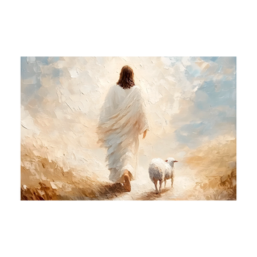 1415 - Quadro o Bom Pastor Horizontal