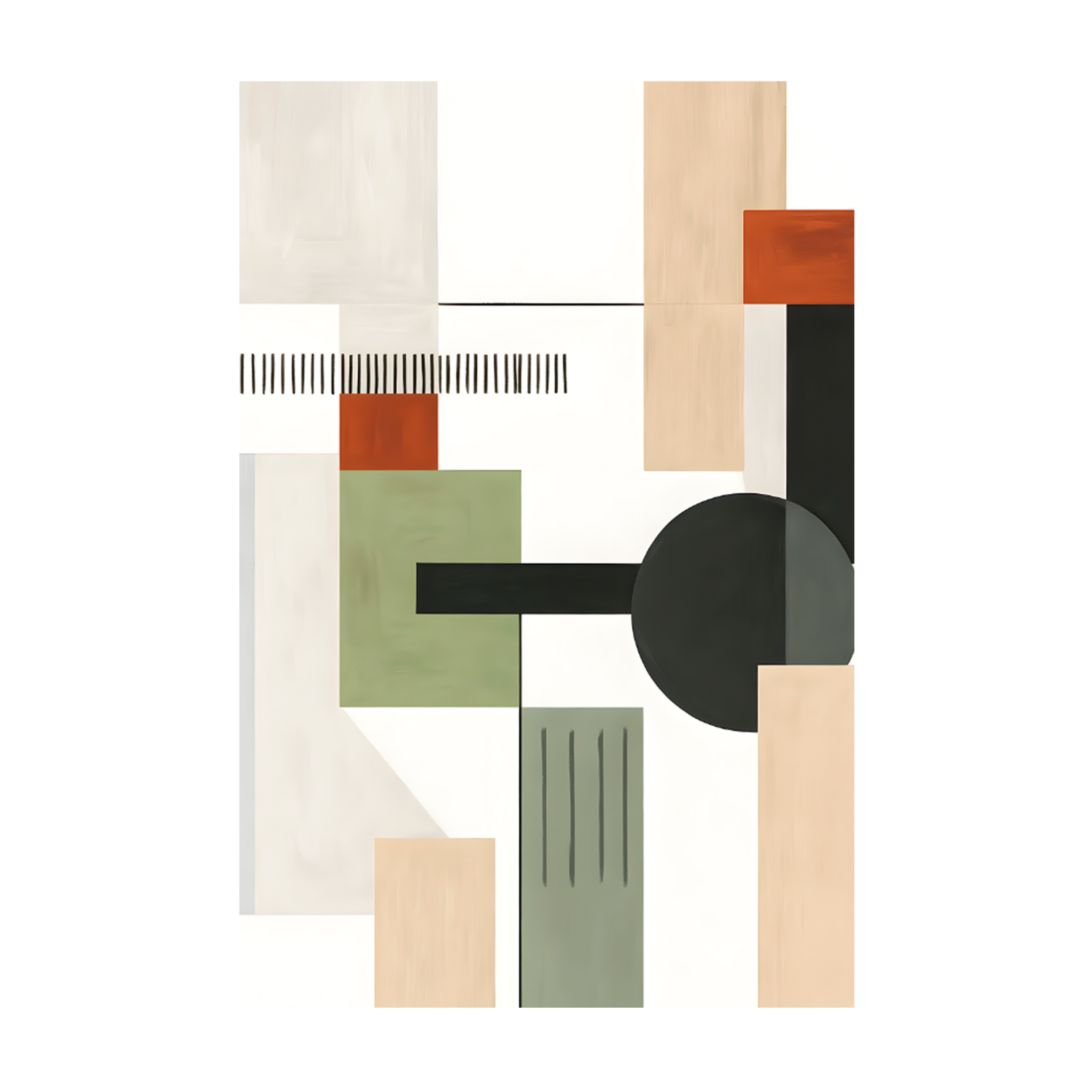 1446 - Quadro Geometric Caos