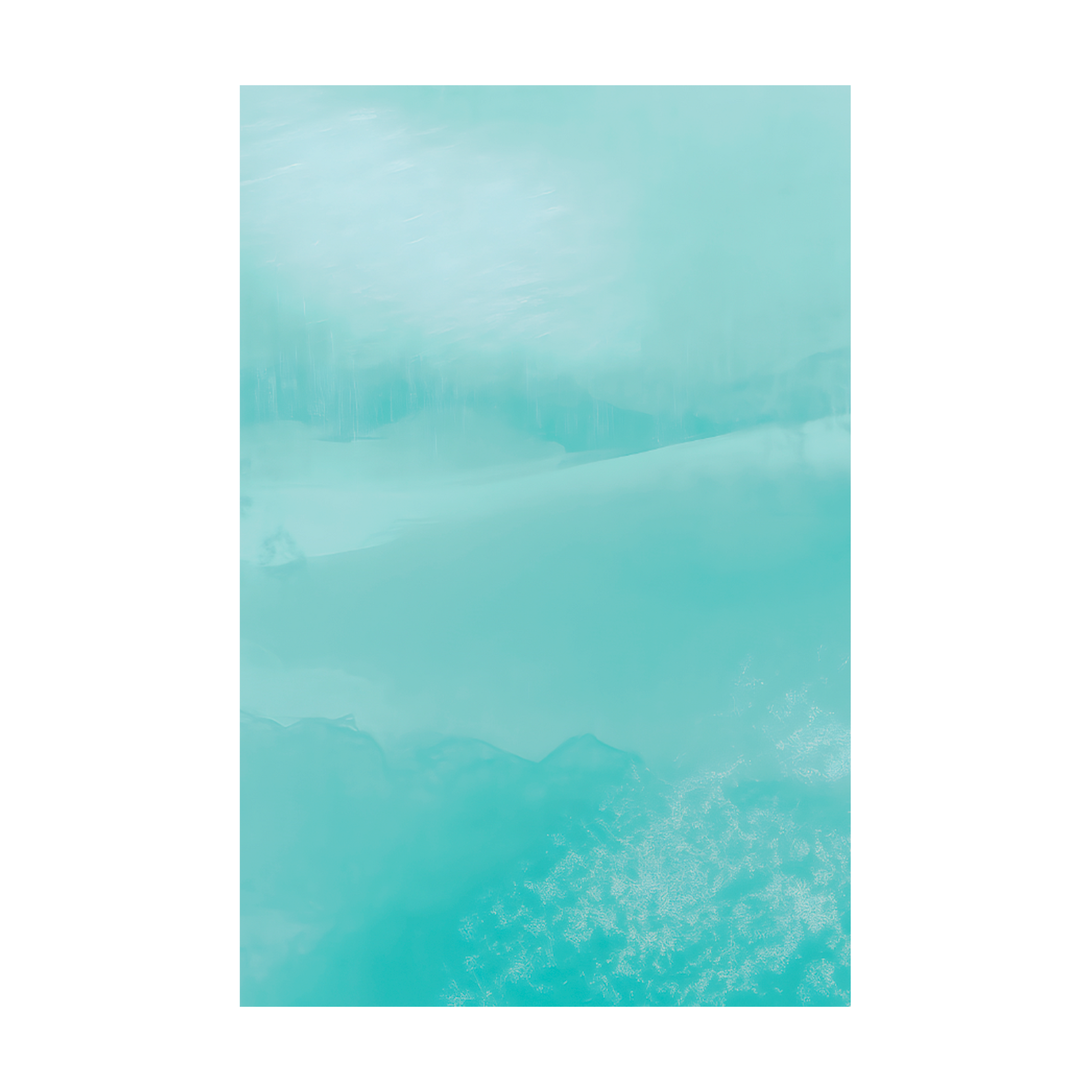 1460 - Quadro Azul Minimalista Tifany
