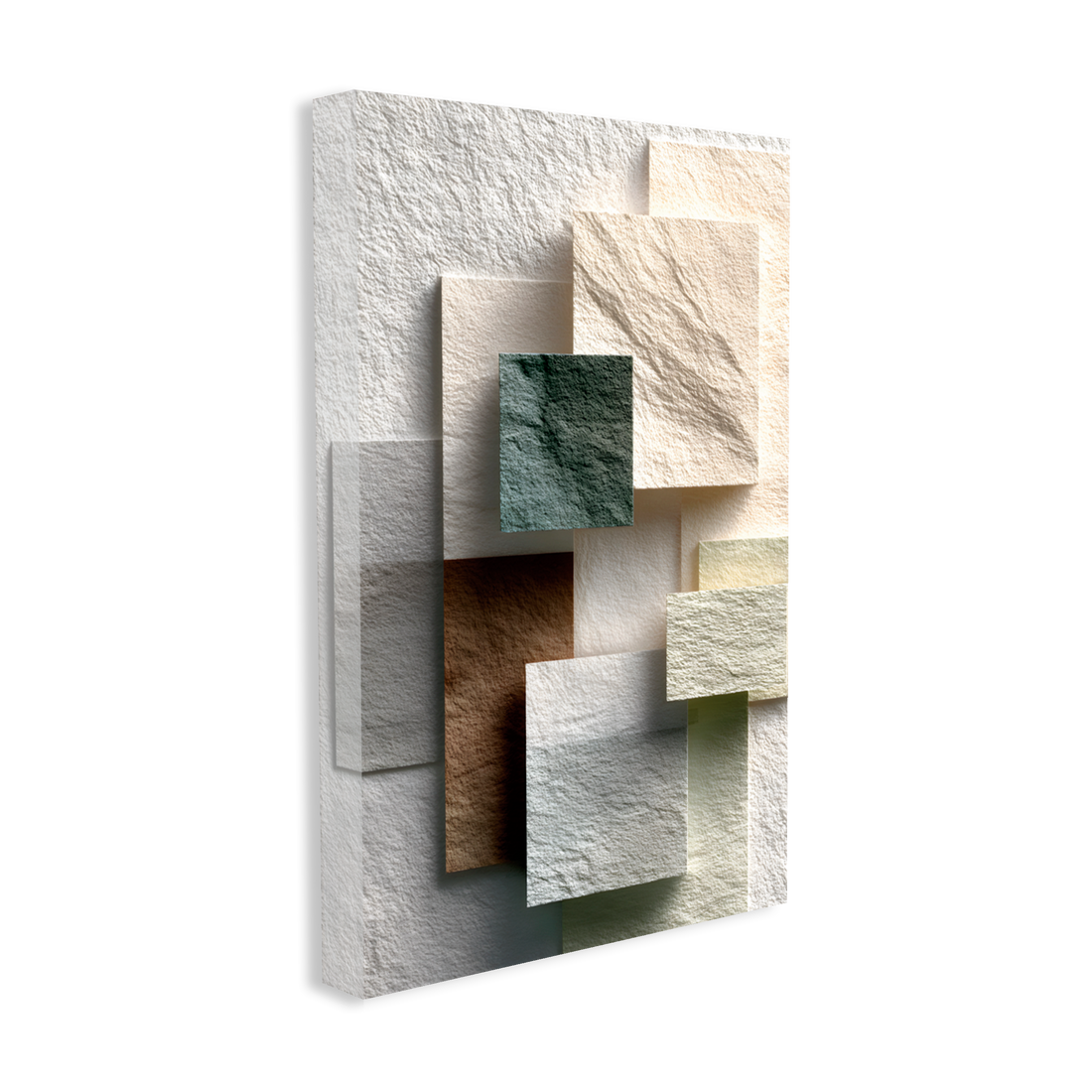 1463 - Quadro Texturas Geométricas