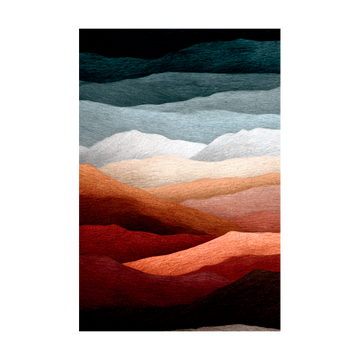 1464 - Quadro Montanhas e Céu
