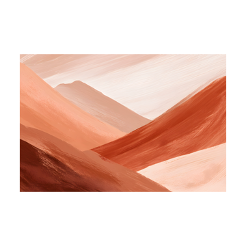 1470 - Quadro Pintura Montanhas