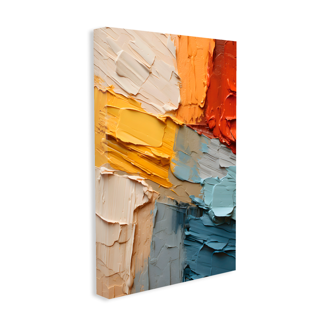 1479 - Quadro Espatulada com Cores