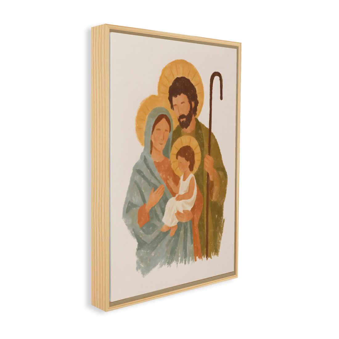 1519 - Quadro Desenho Sagrada Familia