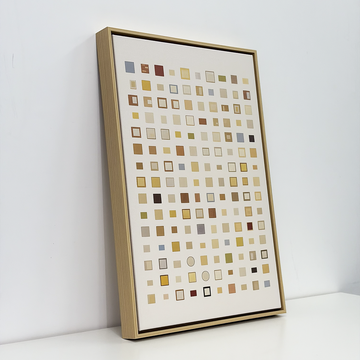 1533 - Quadro Abstrato Variedade Geométrica