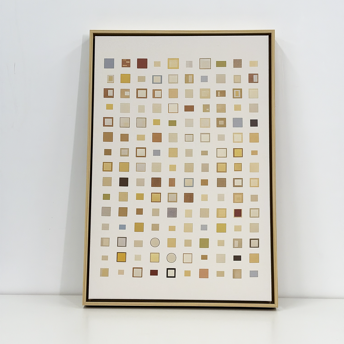 1533 - Quadro Abstrato Variedade Geométrica
