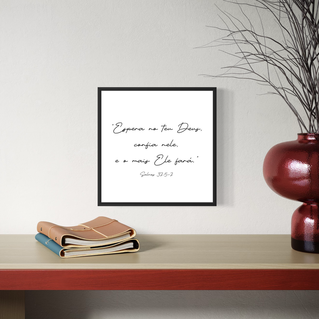 1591 - Quadro Salmos 37:5-7