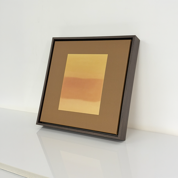 1607 - Quadro Abstrato Mostarda