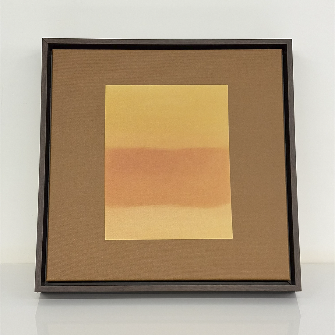 1607 - Quadro Abstrato Mostarda