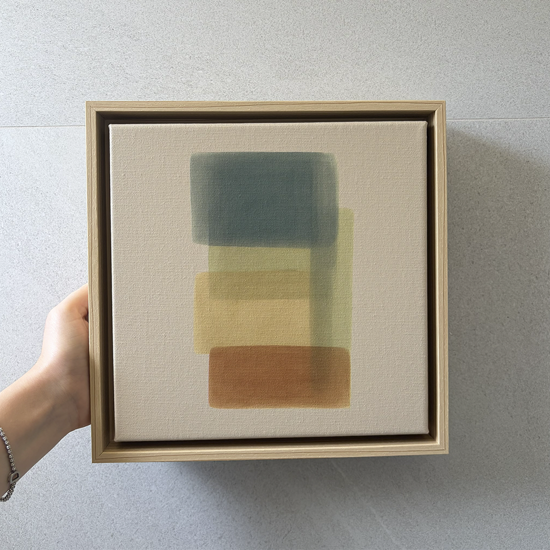1618 - Quadro Abstrato nude e colorido