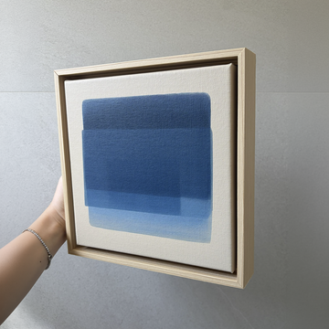 1620 - Quadro Abstrato tons de azul