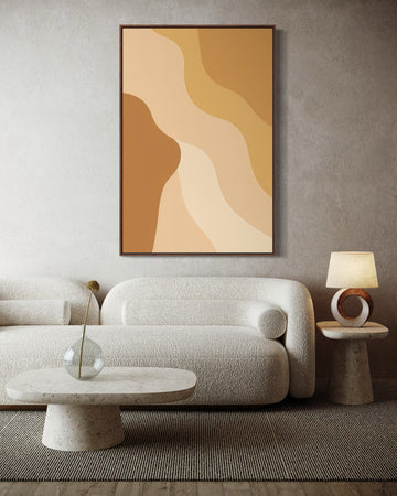 1626 - Quadro Abstrato Camadas Suaves