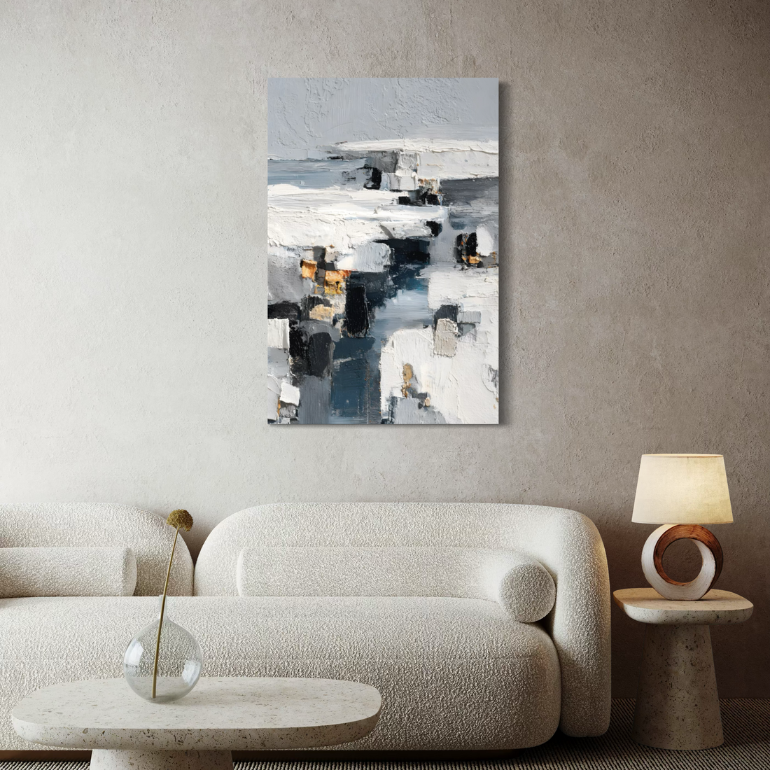 1651 - Quadro Abstrato Diversas Texturas