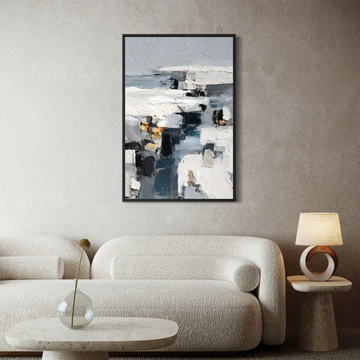 1651 - Quadro Abstrato Diversas Texturas