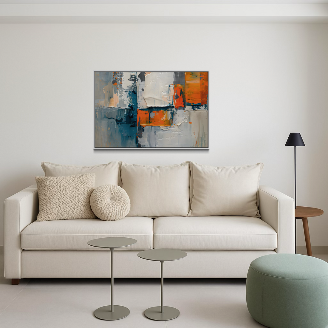 1653 - Quadro Abstrato Pintura Moderna