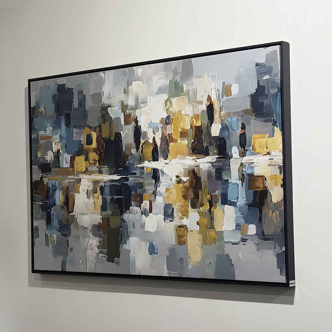 1654 - Quadro Abstrato Cidade Oculta