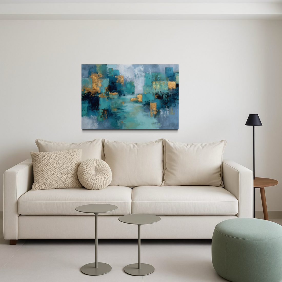 1655 - Quadro Abstrato Pinceladas