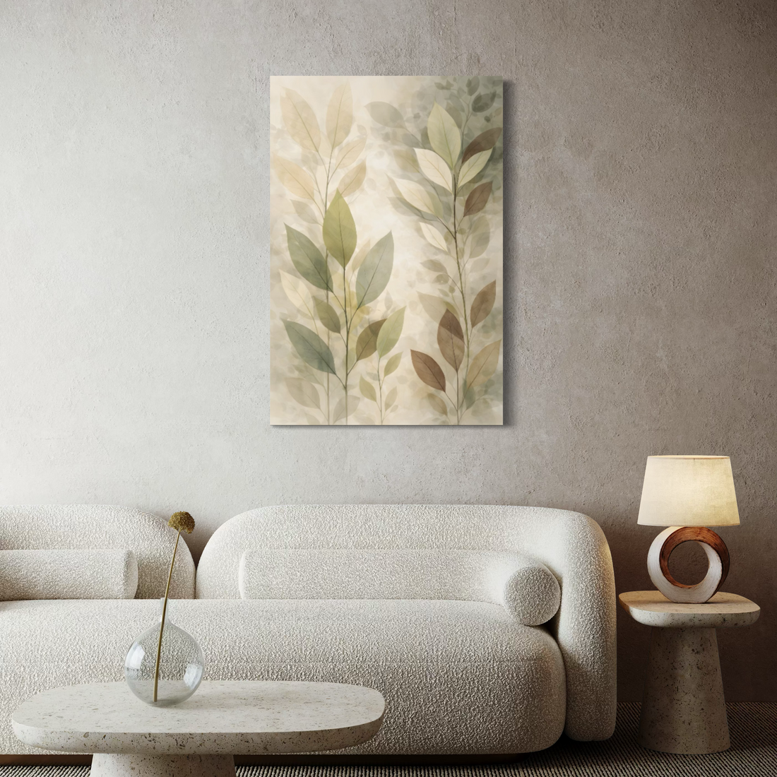 1660 - Quadro Abstratos Crescimento Das Folhas