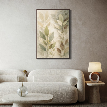 1660 - Quadro Abstratos Crescimento Das Folhas