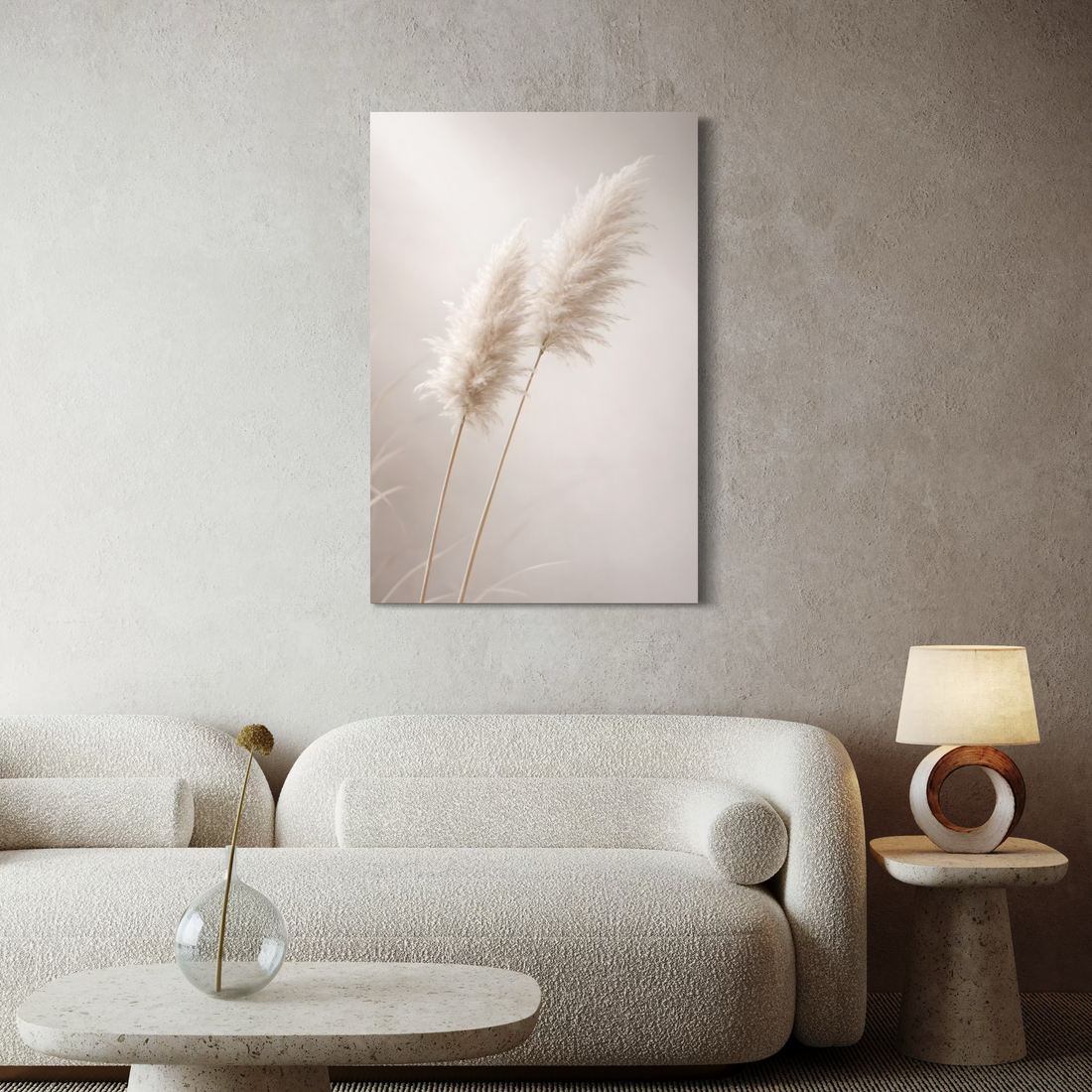 1662 - Quadro Trigo Minimalista