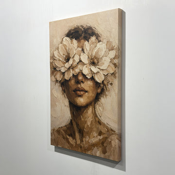 1663 - Quadro Abstrato Olhar de Flores