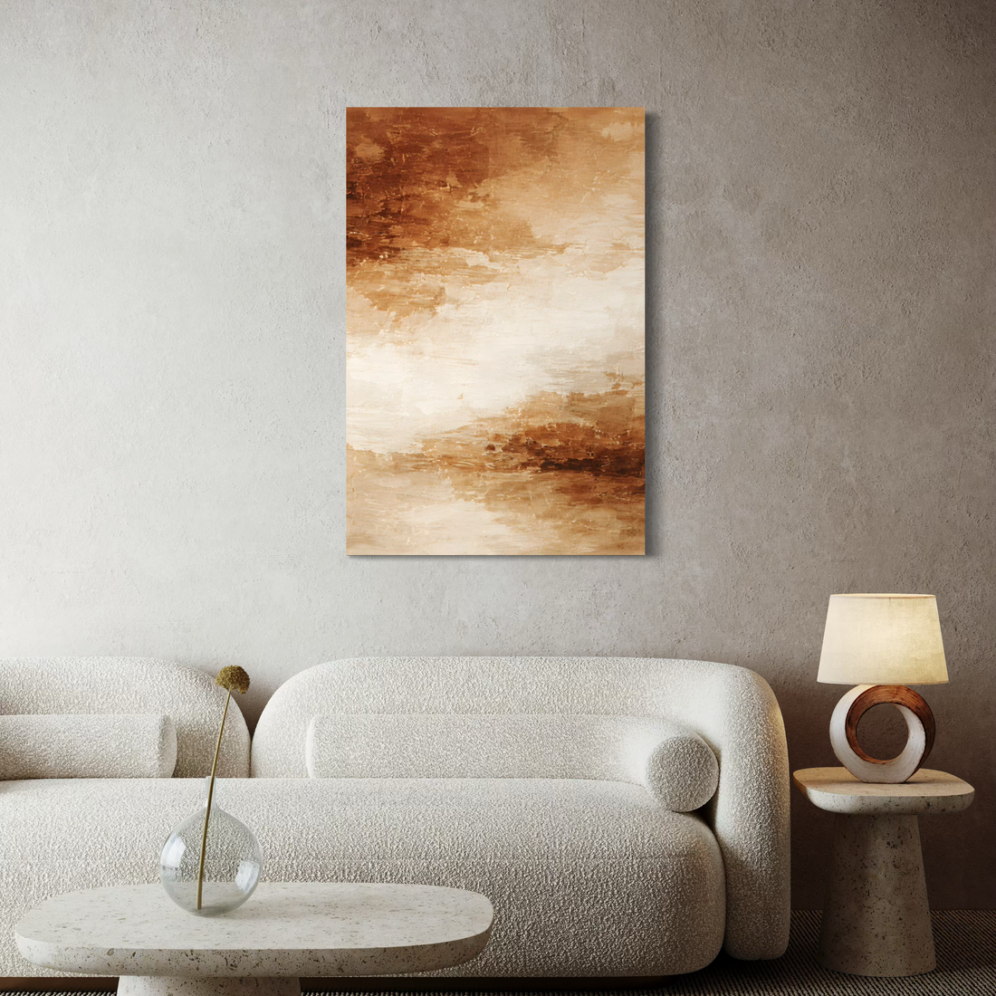 1668 - Quadro Abstrato Terrosidade 1