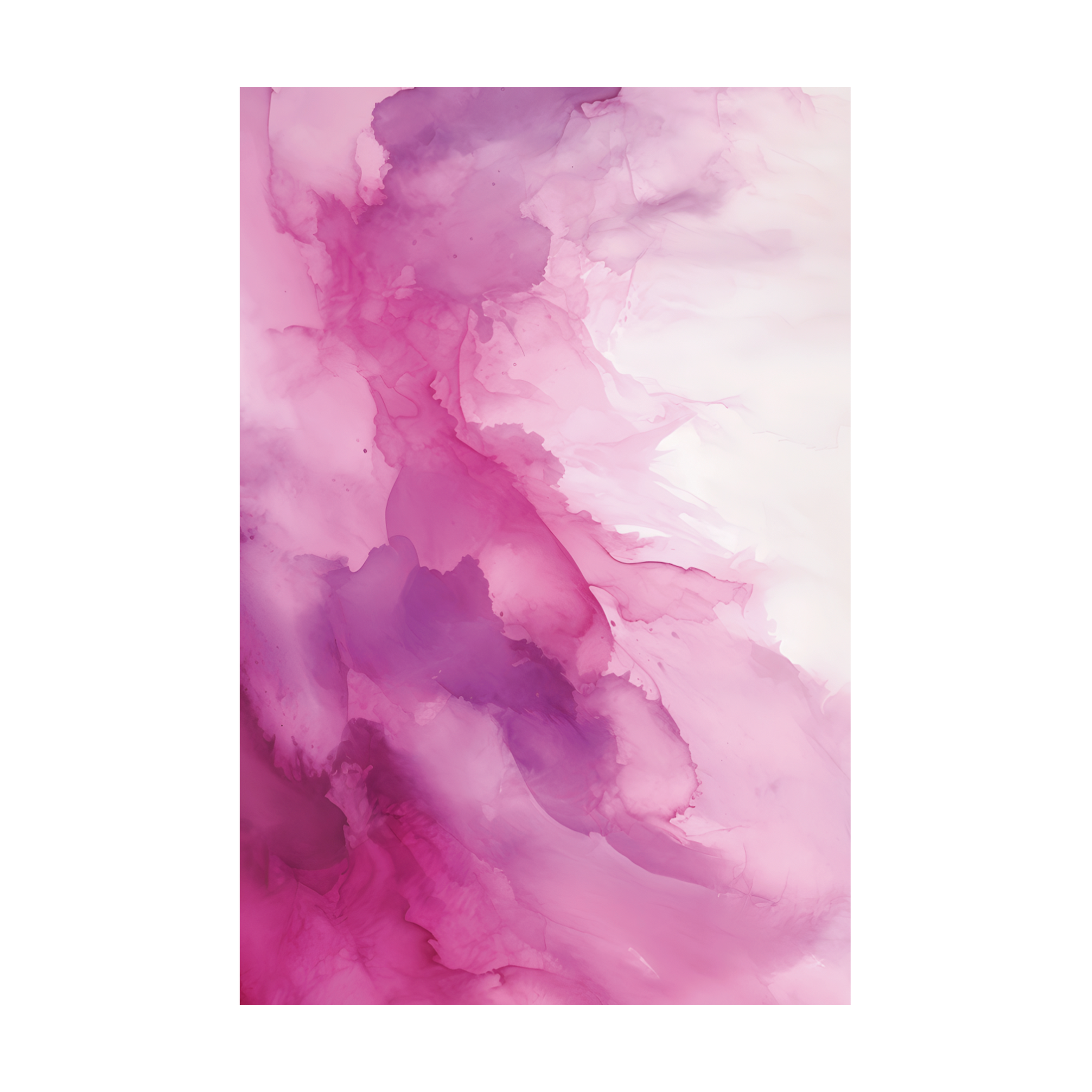 0170 - Quadro Lavanda abstrata