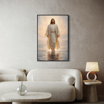 1707 - Quadro Jesus Caminhando