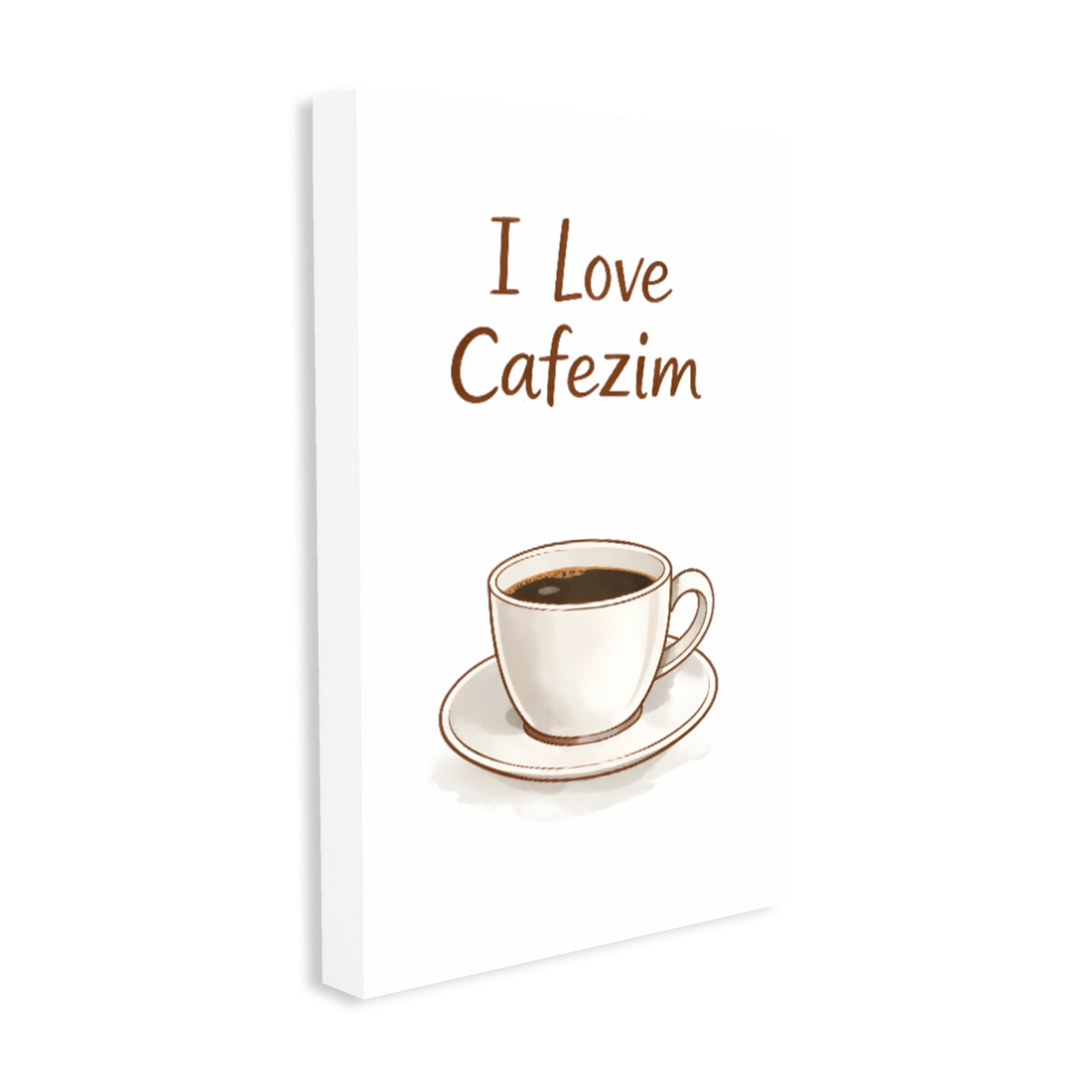 1733 - Quadro Coffee Lover Minimalista